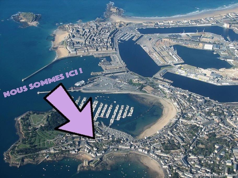 Appartement Frida - Plage 50M - Rue Gratuite Saint-Malo Dış mekan fotoğraf